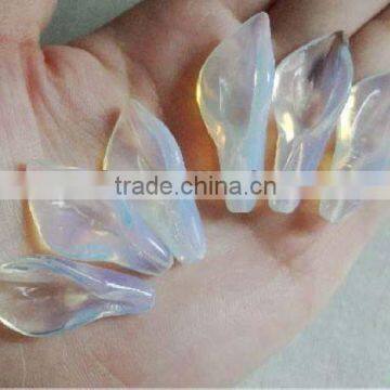 Jewelry wholesale fashion opal glass calla flower gemstone