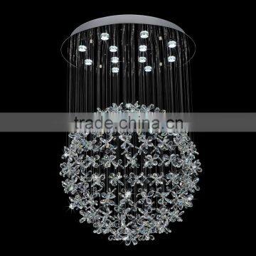 New design GU10 crystal ball ceiling mounted light lamp