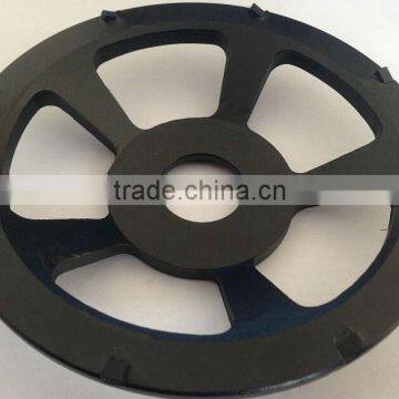 PCD cup grinding wheel for glue removal