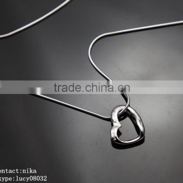 2016 alibaba in spanish silver necklace 925 silver hot pendant necklace