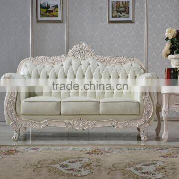 European Style Real Cow Leather Lazy Sofa Furniture for Living Room Use photo-3