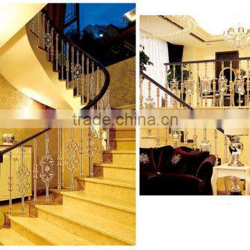 Stainless steel aluminum alloy outdoor garden railing/wrought iron stair railing