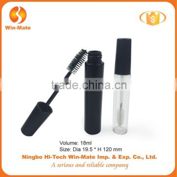 two colors classical cylinderical flat 120*19.5mm clear plastic cylinder tube