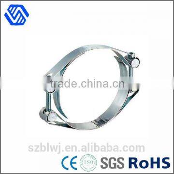 carbon steel zinc plated pipe clips high quality metal clamp