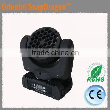 11/15CH 36*3W RGBW DMX 512 Beam Moving Head Led Effect Lighting photo-5