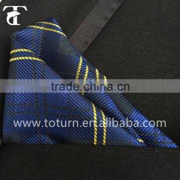 Stylish Men suit polyester silk pocket square cheap price promotion