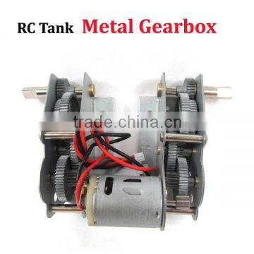 RC Tank Gearbox henglong tank Metal Gearbox plastic toy Gearbox