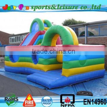 backyard cheap inflatable obstacle course for sale