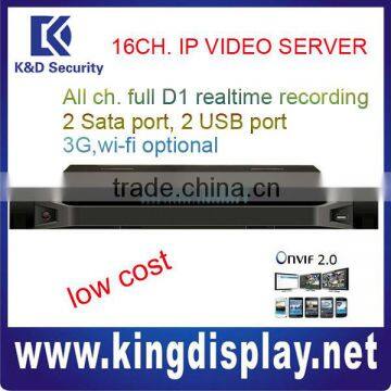 cheap dahua DVS NVS0404HF-A/NVS0804HF-A/NVS1604HF-A DAHUA Network Video Server 2HDD support onvif2.0 mobile phone view