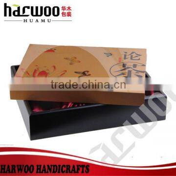 Beautiful cover cardboard tea box for gift