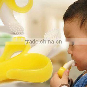 100% Medical grade Silicone Baby Toothbrush for sale