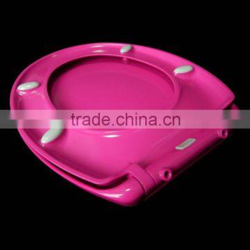 Custom Glitter Family Colored Round Soft Urea Toilet Seat photo-6