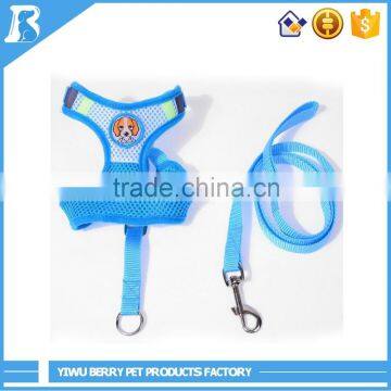 Wholesale in China Breathable Soft Fabric Dog Leash Harness