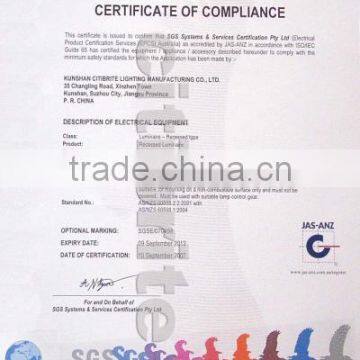 SGS-certificate of compliance