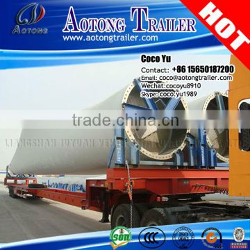 AOTONG Special trailer type wind power equipment wind blade transport trailer for sale