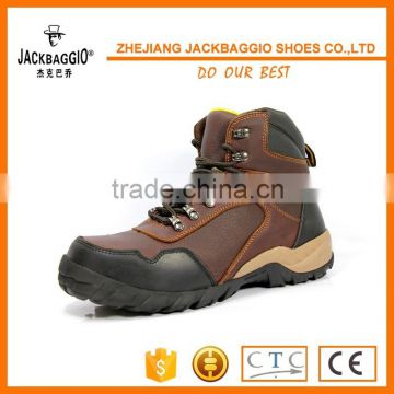 Top brand high quality full grand leather rubber sole safety boot                        
                                                Quality Choice