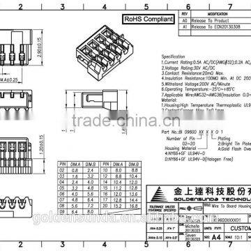 0.8mm Pitch Plastic Housing 02~10, 12, 14~17, 20 Pins Electronics Product IDC Connector photo-4
