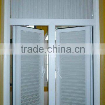 pvc window shutter, New design pvc shutter window