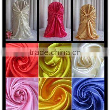 hot selling wedding chair cover satin fabric in china