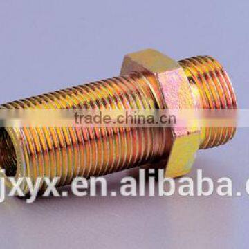 standard iron straight type connector fitting