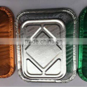 Embossed Aluminium Containers.