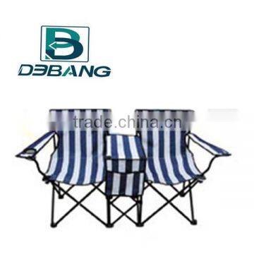 Folding Double Camping Chair -- 2 Person Flodable, Hand Carry