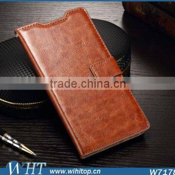 New Products Crazy Horse Skin Leather Wallet Case for Sony Xperia Z5 photo-4