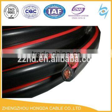 2x6awg Copper Wire PVC Insulated PVC Sheath Twinflex Battery Cable for Car