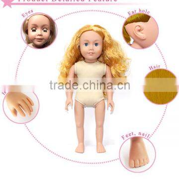 18 Inch Vinyl Fashion Doll Doll Heads