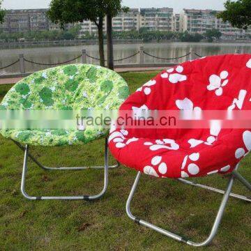 delicate moon chair with decorative pattern ,cheap folding moon chairs-ST67