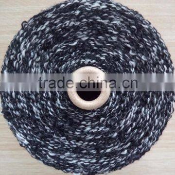 1/5.5Nm 100% polyester slubby AB knitting yarn