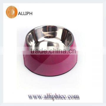 Plastic Pet Feeder With Stainless Steel Bowl