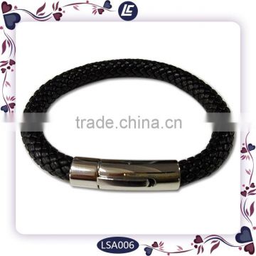 custom engraved leather snap bracelet for 2016 jewelry