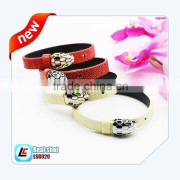 New design Manta unisex Italian Luxury Leather bracelet