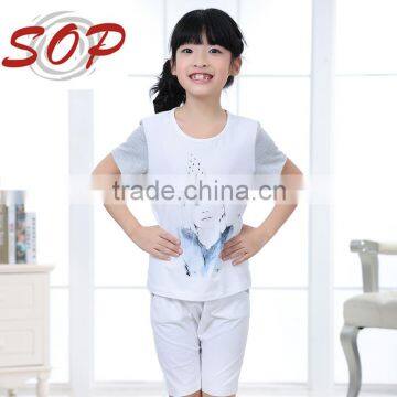 Best selling kids wear clothes set girls t shirt wholesale children clothing