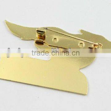 Fashion Scutcheon Customized Company Logo Nameplate Work Number Card With Pin photo-2