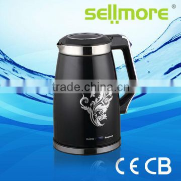 1.5L unique electric kettle with warmer water boiler(new style)