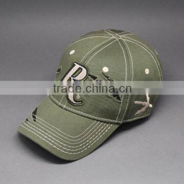 FASHION BRUSHED COTTON TWILL WASHED CAP WITH BROKEN BRIM/ EMBROIDERY WASHED CAP