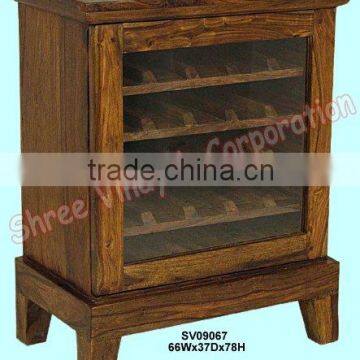 wine rack,indian wooden furniture,wine cabinet,commercial furniture,bar furniture,sheesham,mango,acacia wood furniture