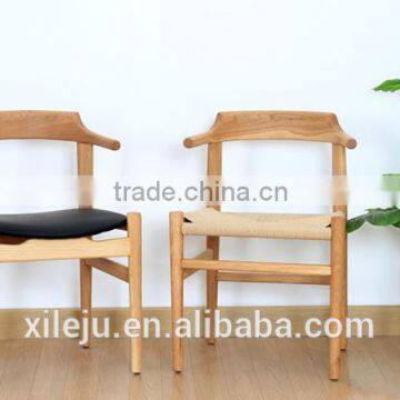 Vintage Solid Wood Chair, Replica Design Chair Ash Wood Scandinavian President Chairs photo-3