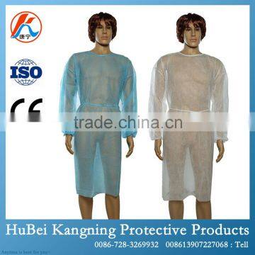 PP Nonwoven Yellow Disposable Isolation Gown photo-5