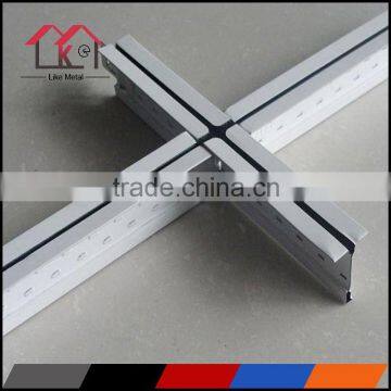 Metal construction material zinc galvanized T bar ceiling t runner