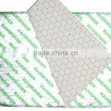 exporitng to Arabia country Food hamburger sandwich wrap aluminum paper