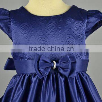 High Quality Full Length Ankles Girls Dress Korean Kids Dress Sleeveless Bow Sash Childrens' Wear photo-5