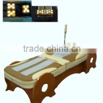 Intelligent thermal jade massage bed with scraping