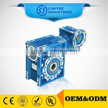 Electric motor worm gear reducer