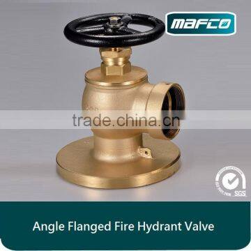 Angle flanged 2.5 fire hydrant landing valve fire hose valve