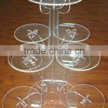 7 tiers Acrylic Round shape Wedding Cake Stand