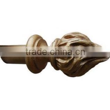 Fire Flame Curtain rod finial