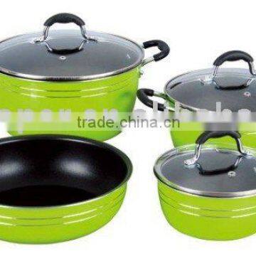 7 pcs aluminum cookware set